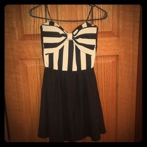 Strapless dress!